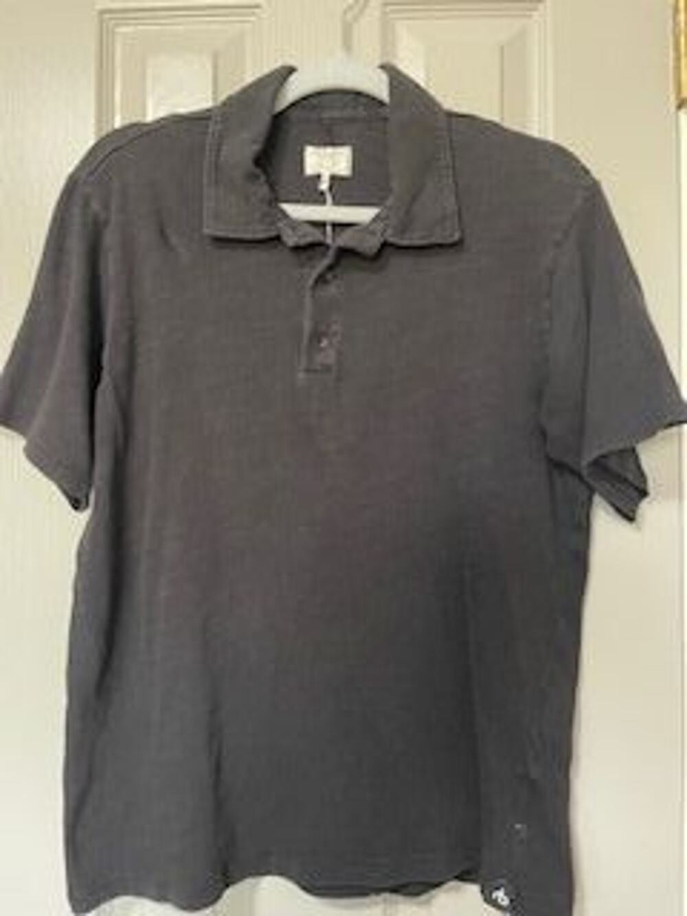 #T343 PRE-LOVED Men's Rag & Bone short sleeve cotton polo size medium